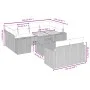 11-teiliges Gartensofa-Set und schwarze synthetische Rattankissen von , Gartensets - Ref: Foro24-3274589, Preis: 608,57 €, Ra...