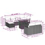 11-piece garden sofa set and black synthetic rattan cushions by , Garden sets - Ref: Foro24-3276511, Price: 654,86 €, Discoun...