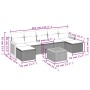 Gartensofa-Set mit beigen Kissen 8 Stück PE-Rattan von , Gartensets - Ref: Foro24-3227920, Preis: 430,14 €, Rabatt: %