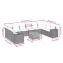 11-piece garden sofa set with beige synthetic rattan cushions by , Garden sets - Ref: Foro24-3257948, Price: 746,84 €, Discou...