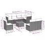 9-teiliges Gartensofa-Set mit beigen synthetischen Rattankissen von , Gartensets - Ref: Foro24-3256016, Preis: 567,91 €, Raba...