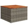 9-teiliges Gartenmöbel-Set und graue synthetische Rattankissen von , Gartensets - Ref: Foro24-3256494, Preis: 531,40 €, Rabat...