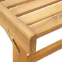Tumbona plegable con cojín madera maciza de acacia de vidaXL, Tumbonas - Ref: Foro24-46491, Precio: 253,20 €, Descuento: %