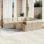 12-piece garden sofa set and brown synthetic rattan cushions by , Garden sets - Ref: Foro24-3256681, Price: 842,22 €, Discoun...