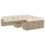 12-teiliges Gartensofa-Set und braune synthetische Rattankissen von , Gartensets - Ref: Foro24-3256681, Preis: 844,68 €, Raba...
