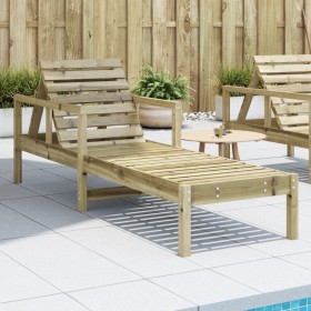 Liege aus imprägniertem Kiefernholz, 199,5 x 62 x 55 cm von , Liegen - Ref: Foro24-832542, Preis: 101,98 €, Rabatt: %
