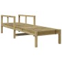 Tumbona de madera de pino impregnada 199,5x62x55 cm de , Tumbonas - Ref: Foro24-832542, Precio: 101,93 €, Descuento: %