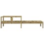 Tumbona de madera de pino impregnada 199,5x62x55 cm de , Tumbonas - Ref: Foro24-832542, Precio: 101,93 €, Descuento: %