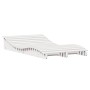 Liege aus massivem weißem Kiefernholz, 205 x 110 x 31,5 cm von , Liegen - Ref: Foro24-832589, Preis: 133,58 €, Rabatt: %