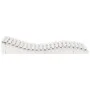Solid white pine wood lounger 205x110x31.5 cm by , Loungers - Ref: Foro24-832589, Price: 132,10 €, Discount: %
