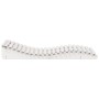 Tumbona de madera maciza de pino blanca 205x110x31,5 cm de , Tumbonas - Ref: Foro24-832589, Precio: 133,20 €