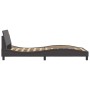 Estructura de cama con cabecero cuero sintético gris 100x200 cm de , Camas y somieres - Ref: Foro24-373141, Precio: 98,76 €, ...