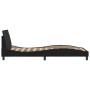 Bed frame with black velvet headboard 100x200 cm by , Beds and slatted bases - Ref: Foro24-373134, Price: 95,41 €, Discount: %