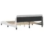 Estructura de cama cabecero cuero sintético blanco 180x200 cm de , Camas y somieres - Ref: Foro24-373239, Precio: 193,48 €, D...