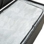 Black synthetic rattan garden storage box 100x50x50 cm by vidaXL, Outdoor storage boxes - Ref: Foro24-46471, Price: 104,63 €,...