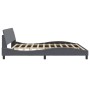 Dark gray velvet bed frame with headboard 200x200 cm by , Beds and slatted bases - Ref: Foro24-373253, Price: 176,04 €, Disco...