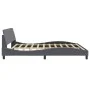 Dark gray velvet bed frame with headboard 200x200 cm by , Beds and slatted bases - Ref: Foro24-373253, Price: 173,15 €, Disco...