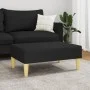 Reposapiés de tela negro 77x55x31 cm de , Otomanas - Ref: Foro24-379555, Precio: 70,36 €, Descuento: %