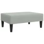 Hellgrauer Samt-Fußhocker 77x55x31 cm von , Osmanen - Ref: Foro24-379557, Preis: 56,10 €, Rabatt: %