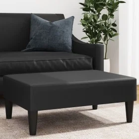 Reposapiés de cuero sintético negro 77x55x31 cm de , Otomanas - Ref: Foro24-379562, Precio: 84,46 €, Descuento: %
