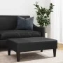 Black synthetic leather footstool 77x55x31 cm by , Ottomans - Ref: Foro24-379562, Price: 84,98 €, Discount: %