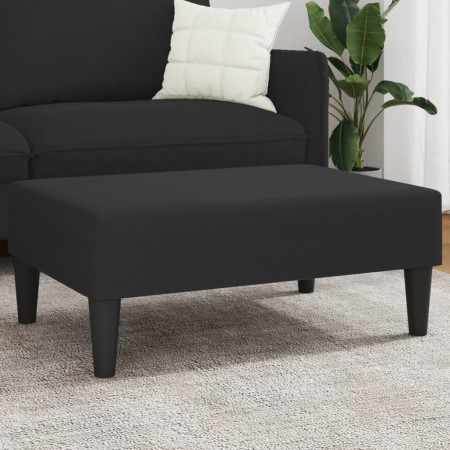 Fußhocker aus schwarzem Samt, 77 x 55 x 31 cm von , Osmanen - Ref: Foro24-379560, Preis: 85,64 €, Rabatt: %