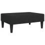 Fußhocker aus schwarzem Samt, 77 x 55 x 31 cm von , Osmanen - Ref: Foro24-379560, Preis: 84,12 €, Rabatt: %