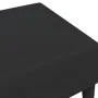 Fußhocker aus schwarzem Samt, 77 x 55 x 31 cm von , Osmanen - Ref: Foro24-379560, Preis: 84,12 €, Rabatt: %