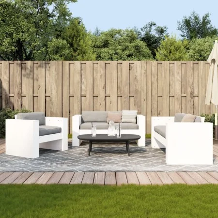 Gartenmöbel-Set 2-teilig aus massivem weißem Kiefernholz von , Gartensets - Ref: Foro24-3216896, Preis: 388,97 €, Rabatt: %