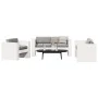 Gartenmöbel-Set 2-teilig aus massivem weißem Kiefernholz von , Gartensets - Ref: Foro24-3216896, Preis: 388,97 €, Rabatt: %