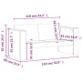 Gartenmöbel-Set 2-teilig aus massivem weißem Kiefernholz von , Gartensets - Ref: Foro24-3216896, Preis: 394,22 €, Rabatt: %