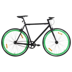 Black and green fixed gear bike 700c 59 cm by , bikes - Ref: Foro24-92257, Price: 279,66 €, Discount: %