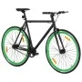 Black and green fixed gear bike 700c 59 cm by , bikes - Ref: Foro24-92257, Price: 279,66 €, Discount: %