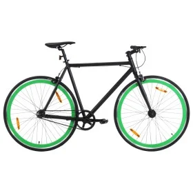 Black and green fixed gear bike 700c 51 cm by , bikes - Ref: Foro24-92255, Price: 258,53 €, Discount: %
