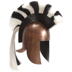 Réplica de casco de guerrero griego rol en vivo acero cobre de vidaXL, Armas coleccionables - Ref: Foro24-286231, Precio: 76,...