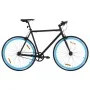 Schwarz-blaues Fixed-Gear-Fahrrad 700c 59 cm von , Fahrräder - Ref: Foro24-92260, Preis: 278,17 €, Rabatt: %