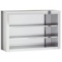 Küchenwandschrank mit Edelstahlregalen von , Lebensmittelbehälter - Ref: Foro24-376447, Preis: 209,81 €, Rabatt: %