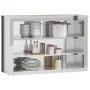 Küchenwandschrank mit Edelstahlregalen von , Lebensmittelbehälter - Ref: Foro24-376447, Preis: 206,76 €, Rabatt: %