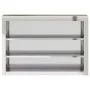 Armario de pared de cocina con estantes acero inoxidable de , Recipiente para comida - Ref: Foro24-376447, Precio: 206,76 €, ...