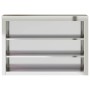 Küchenwandschrank mit Edelstahlregalen von , Lebensmittelbehälter - Ref: Foro24-376447, Preis: 209,81 €, Rabatt: %