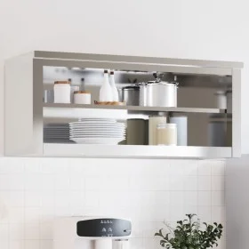 Armario de pared de cocina con estante acero inoxidable de , Recipiente para comida - Ref: Foro24-376445, Precio: 141,11 €, D...