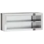 Kitchen wall cabinet with stainless steel shelf by , Food container - Ref: Foro24-376445, Price: 141,11 €, Discount: %