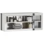 Küchenwandschrank mit Edelstahlregal von , Lebensmittelbehälter - Ref: Foro24-376445, Preis: 141,11 €, Rabatt: %