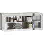 Küchenwandschrank mit Edelstahlregal von , Lebensmittelbehälter - Ref: Foro24-376445, Preis: 143,40 €, Rabatt: %