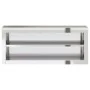 Kitchen wall cabinet with stainless steel shelf by , Food container - Ref: Foro24-376445, Price: 141,11 €, Discount: %