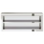 Küchenwandschrank mit Edelstahlregal von , Lebensmittelbehälter - Ref: Foro24-376445, Preis: 143,40 €, Rabatt: %