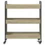 Sonoma oak engineered wood kitchen cart 70x30x82 cm by , Kitchen and dining carts - Ref: Foro24-842317, Price: 59,64 €, Disco...