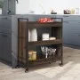 Oak brown engineered wood kitchen cart 70x30x82 cm by , Kitchen and dining carts - Ref: Foro24-842320, Price: 58,08 €, Discou...