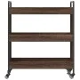 Oak brown engineered wood kitchen cart 70x30x82 cm by , Kitchen and dining carts - Ref: Foro24-842320, Price: 58,08 €, Discou...