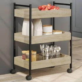 Sonoma oak engineered wood kitchen cart 50x30x70 cm by , Kitchen and dining carts - Ref: Foro24-842357, Price: 57,12 €, Disco...